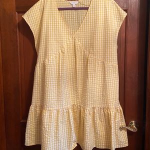 Yellow Gingham Dress